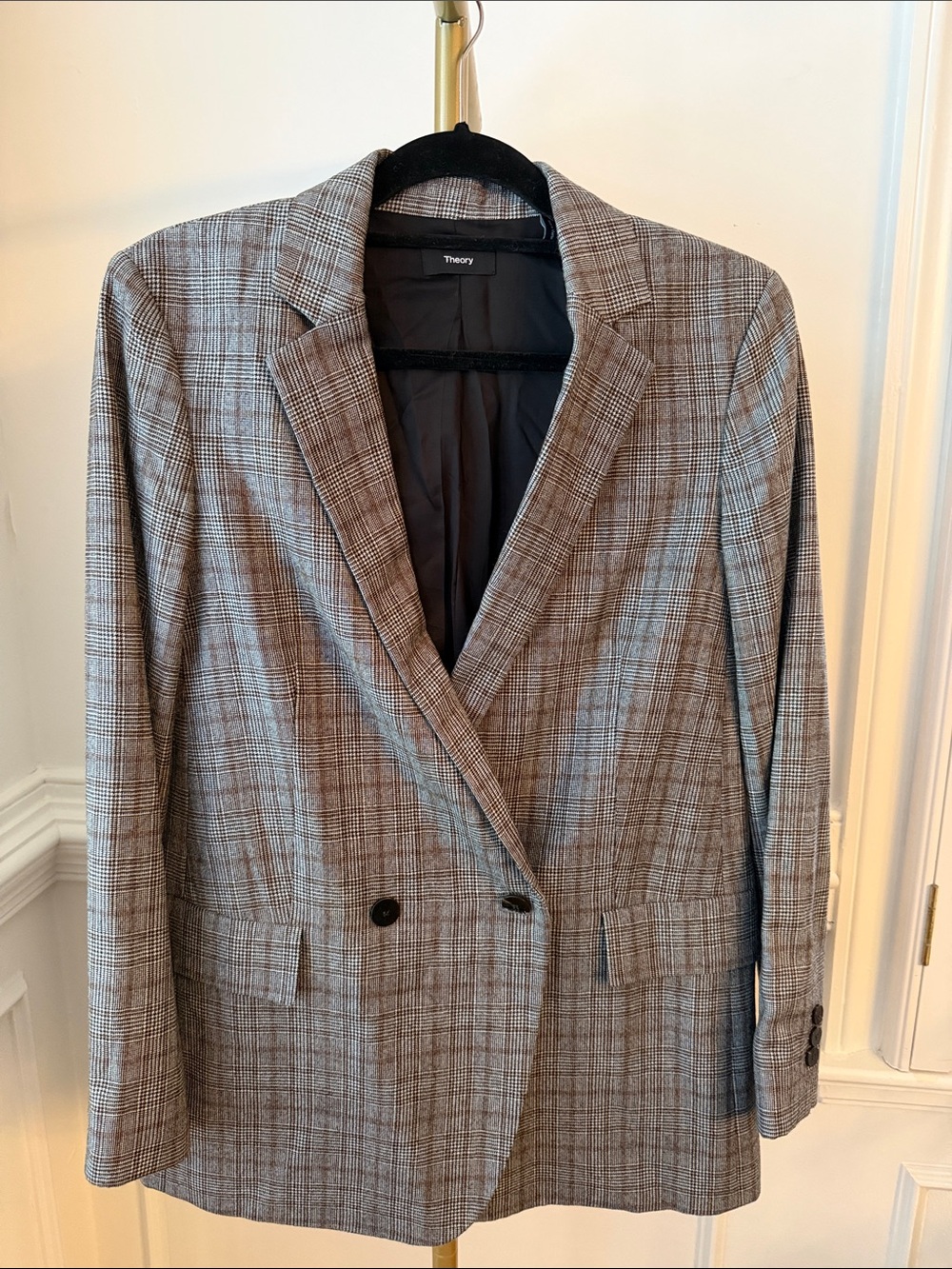 Theory Double-Breasted Blazer